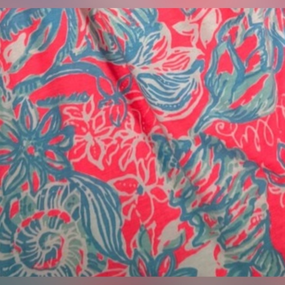 🩵 💗 Lilly Pulitzer  “Sun Ray Summer Siren” Mini strapless Windsor Dress XL - Picture 2 of 4